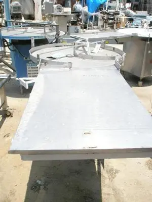 Table, Accumulation, 36" Dia, S/st, 1/4 HP, S/st Frame #S734779