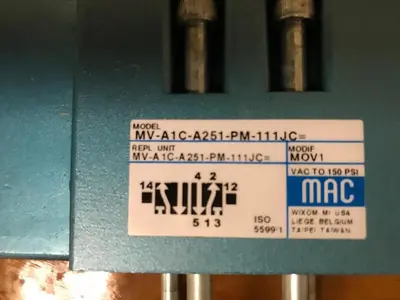 New | in-Stock MAC VALVE MV-A1C-A251-PM-111JC Solenoid Valves Ohio US | Surplus Asset Holdings #1241434