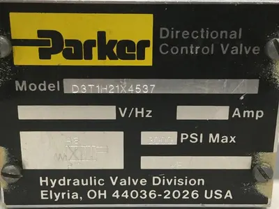 USED PARKER D3T1H21X4537