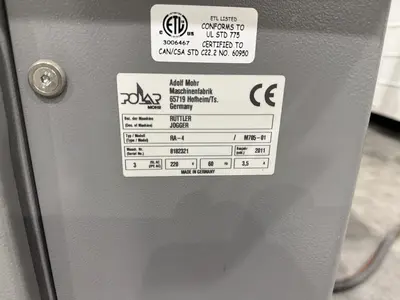 Used 2011 POLAR RA-4 PAPER JOGGER Paper Cutters Illinois US | Capital Equipment Solutions #1566536