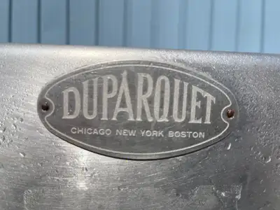 Used Duparquet Used 156" Duparquet 3 Compartment Commercial Sink with Twist Drains - SS10 Sinks Illinois US | Falcon Restaurant Supply #1376181
