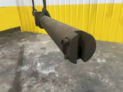 4" DIAMETER X 105" LONG BORING BAR WITH MORSE TAPER: STOCK #20650