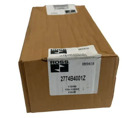 NEW SEALED ROSS CONTROLS 2774B4001Z DIRECTIONAL CONTROL VALVE 110/50 110-120/60