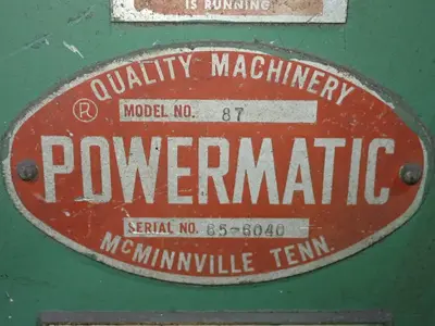 USED POWERMATIC 87