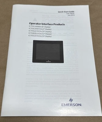NEW Emerson IC755CSS06RDA-CQ
