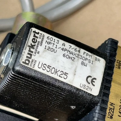 USED BURKERT 6013A