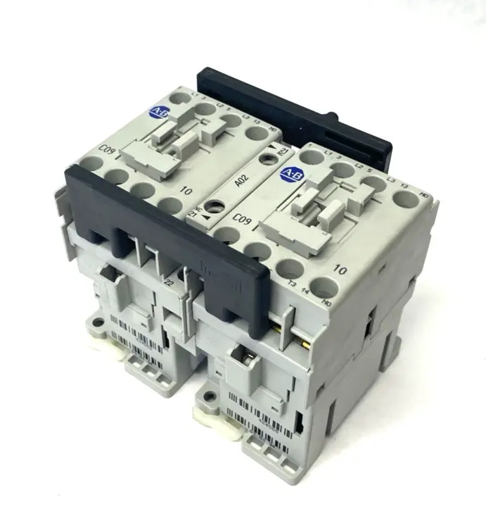 New | in-Stock Allen-Bradley Ser. B Reversing Contactor, 3-Main, 2 NO, 2 NC. Aux. PLC Contactors Michigan US | Maverick Industrial Sales #1396147