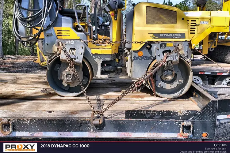 Used 2018 DYNAPAC CC 1000 Tandem Rollers Louisiana US | Proxy Equipment #1385165