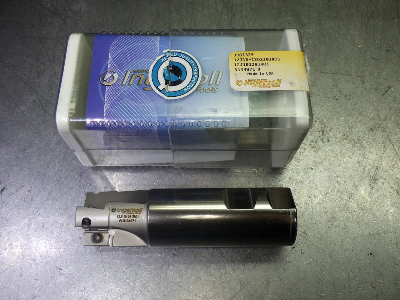 Ingersoll 1.25" 3 Flute Coolant Thru Endmill 1.25" Shank 12J1B-1202281R01 (LOC3494)