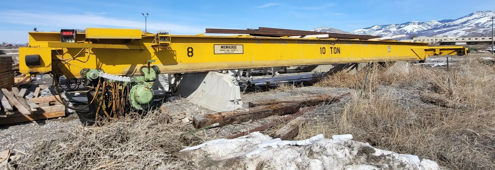 USED Milwaukee Crane and Equipment Company 10 Ton