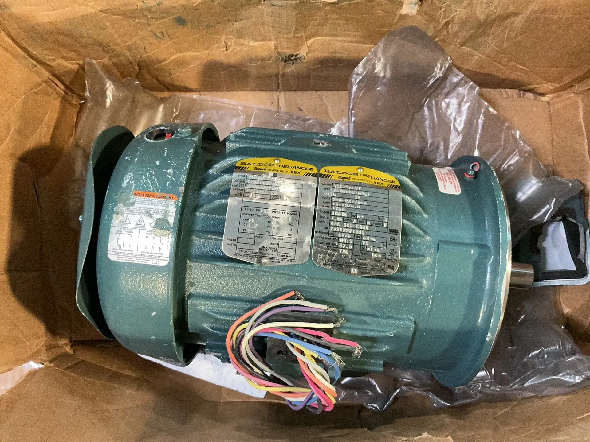 Used BALDOR RELIANCE VECP3665T Motors (misc) Ohio US | HGR 24 #1289690