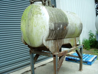 1600L S/S Horizontal Tank
