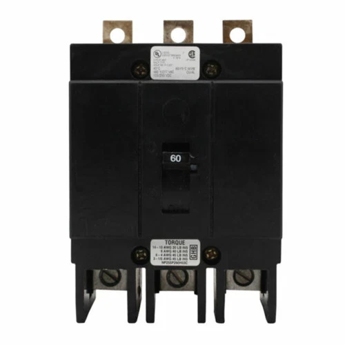 Eaton GHB3070 Circuit Breaker, Type GHB, 70A, 3-Pole, 480Y/277 Vac, G-Frame [New]