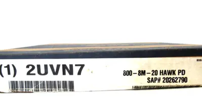 NEW GOODYEAR 800-8M-20 HAWK PD TIMING BELT 8008M20