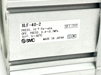 XLF-40-2 | SMC  High Vacuum Angle Valve N.C O-Ring Seal 40 Flange - Used