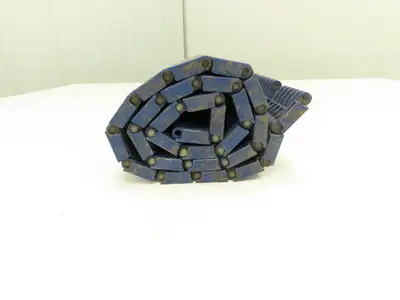 Intralox Blue Plastic Flat Top Smooth Conveyor Chain Belt 60" Wide x 30" L
