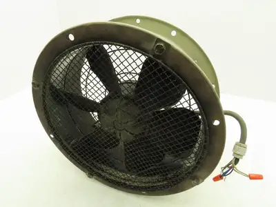 Ziehl-Abegg FC 031-4 DF.2A.3 Exhaust Fan 12" 230/460V 3PH 15" Round Flange