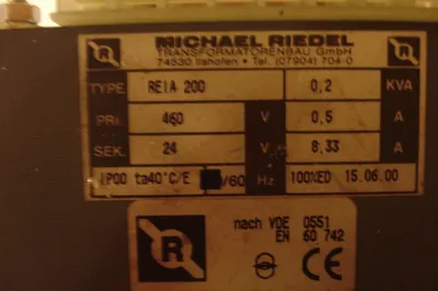 MICHAEL RIEDEL REIA 200 TRANSFORMER
