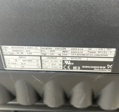 New | in-Stock Grundfos 30707-2P-15 HP LCSE Centrifugal Pumps California US | Davliegogo LLC #1705458