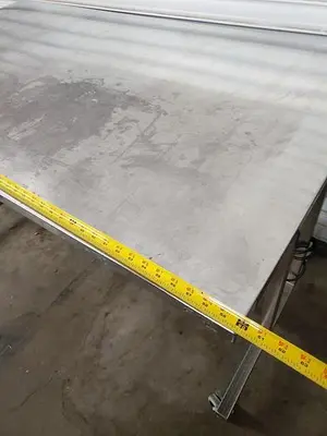 TERRA UNIVERSAL STAINLESS STEEL TABLE 60''  X 34''