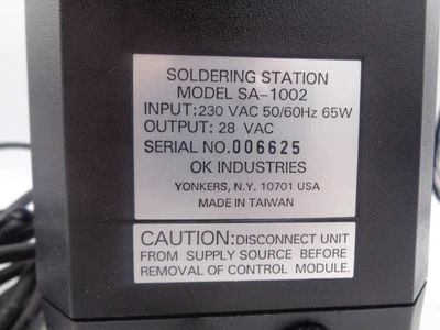 OK Industries SA-1002 Modular Soldering System