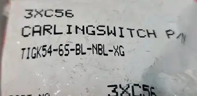 USED Carling Carlingswitch 3XC56 TIGK54-6S-BL-NBL-XG