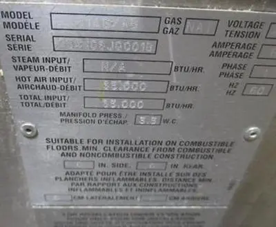 USED BLODGETT B14G/AB