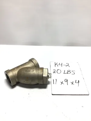 Keckley SSB-7/6003 Stainless Steel Y-Strainer 2″NPT