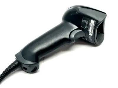 USED KEYENCE REV. E HANDHELD CODE READER STANDARD, WIRED W/ HR-1C3RC CABLE