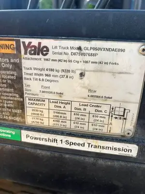 Used 2016 Yale GLP050VX Misc Forklifts Ohio US | Value Forklifts #1293409