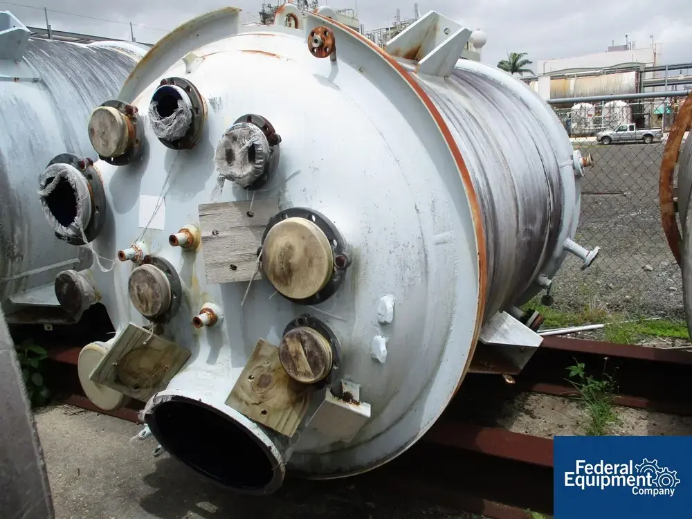 NEW Pfaudler 1,000 Gal Pfaudler Glass-Lined Reactor, 150/150#, Unused