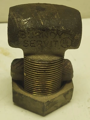Bronze 3/0- 500  SPLIT BOLT NUT WIRE ELECTRICAL CLAMP CONNECTOR