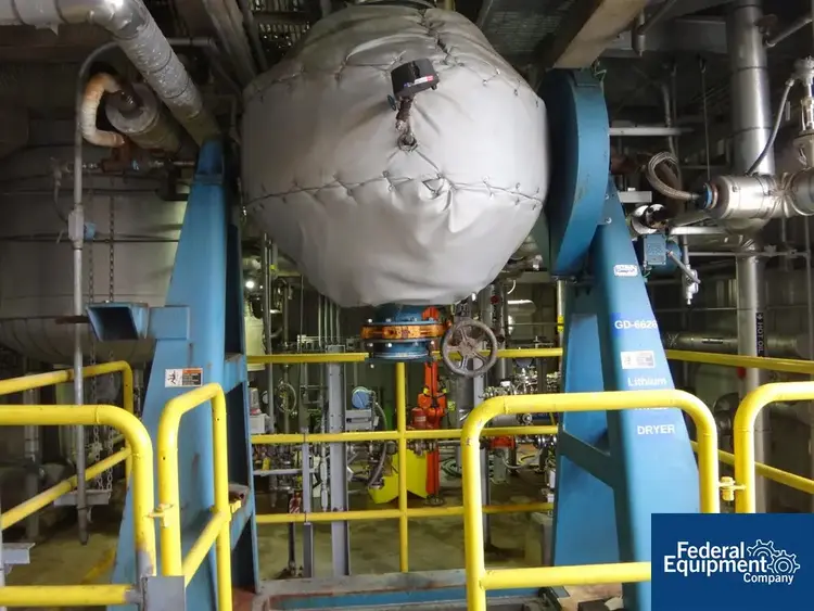 Used Paul O. Abbe 20 Cu Ft Paul Abbe Rotacone Vacuum Dryer, S/S Dryers Ohio US | Federal Equipment Company #130202