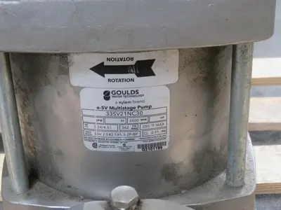 Used GOULD 33SV21NC30 MESV2.5X2.5X5.3-2P-BP Centrifugal Pumps Texas US | Aucto #1308578