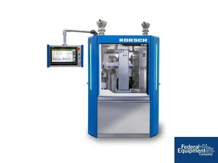 Used Korsch Korsch XT 600 Tablet Press Tablet Presses Oklahoma US | Federal Equipment Company #793400