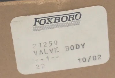 NEW FOXBORO 21259 VALVE BODY