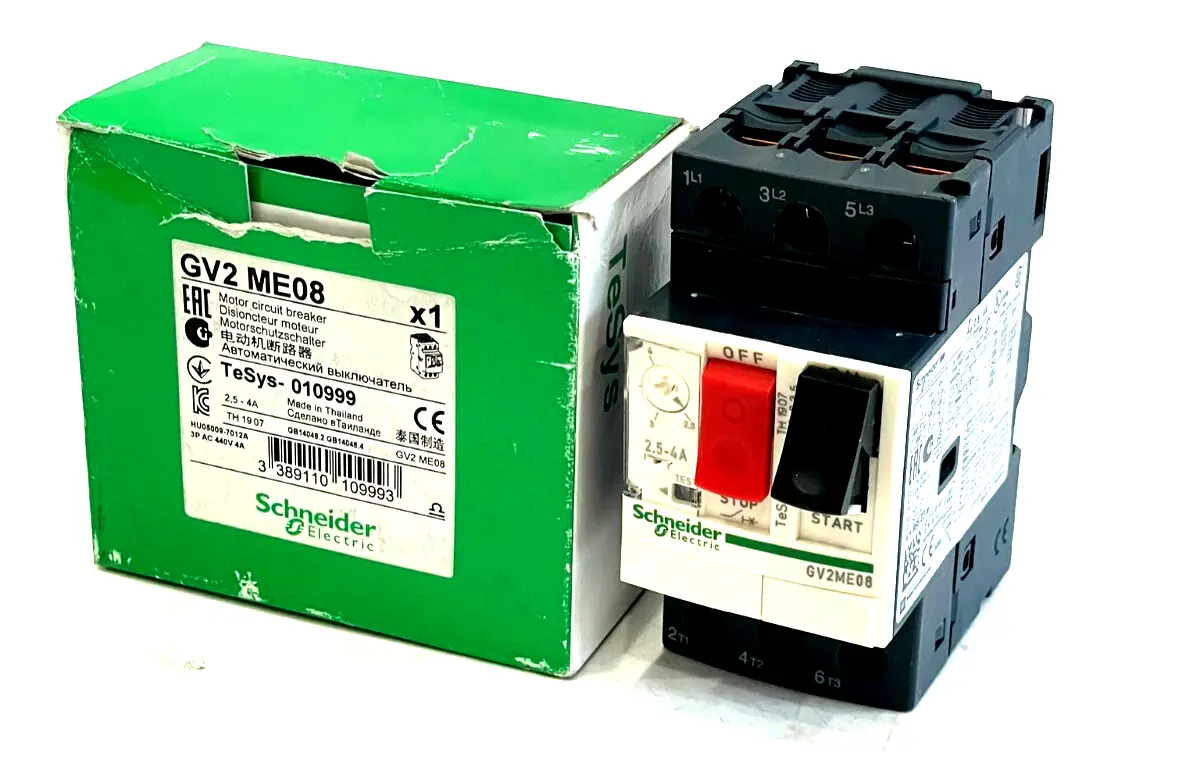 NEW SCHNEIDER ELECTRIC GV2-ME08 CIRCUIT BREAKER GV2ME08