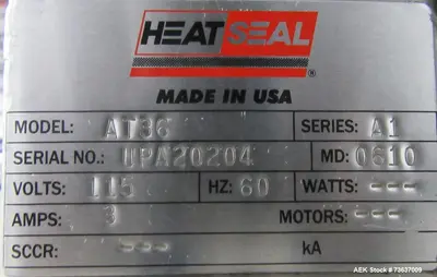 USED HEAT SEAL AT36