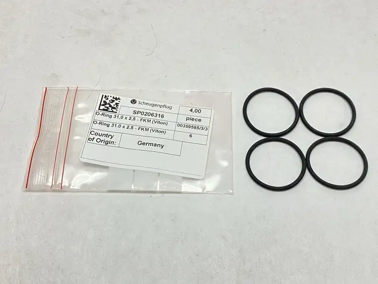 Used SCHEUGENPFLUG O-RING 31,0 X 2,0 FKM LOT OF 4 Misc Industrial Equipment Michigan US | Maverick Industrial Sales #1090279