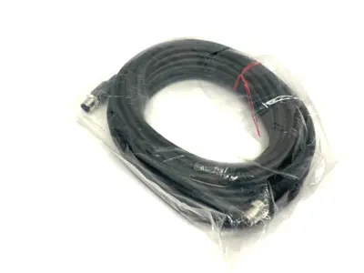 NEW KEYENCE ETHERNET CONNECTION CABLE 10M LENGTH M12 TO M12