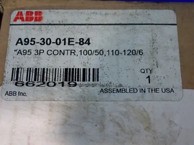 Used ABB A953001E84 PLC Contactors Ohio US | HGR 24 #883890