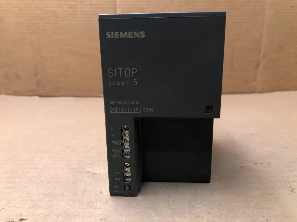 SIEMENS SITOP Power 5 DIN-Rail Power Supply 6EP1333-2BA00 230/120VAC 24VDC
