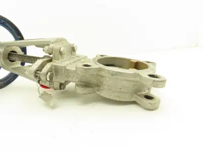 FNW 3" Stainless Knife Gate Valve Rising Stem Lug Style 150psig