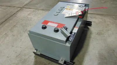 Square D 8810DCA4V02S Combination Starter Size 1 10HP Used