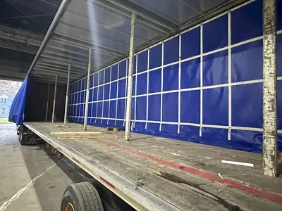 2007 X 53' UTILITY MFG  SLIDING CURTAIN-SIDE SEMI TRAILER: STOCK #19607