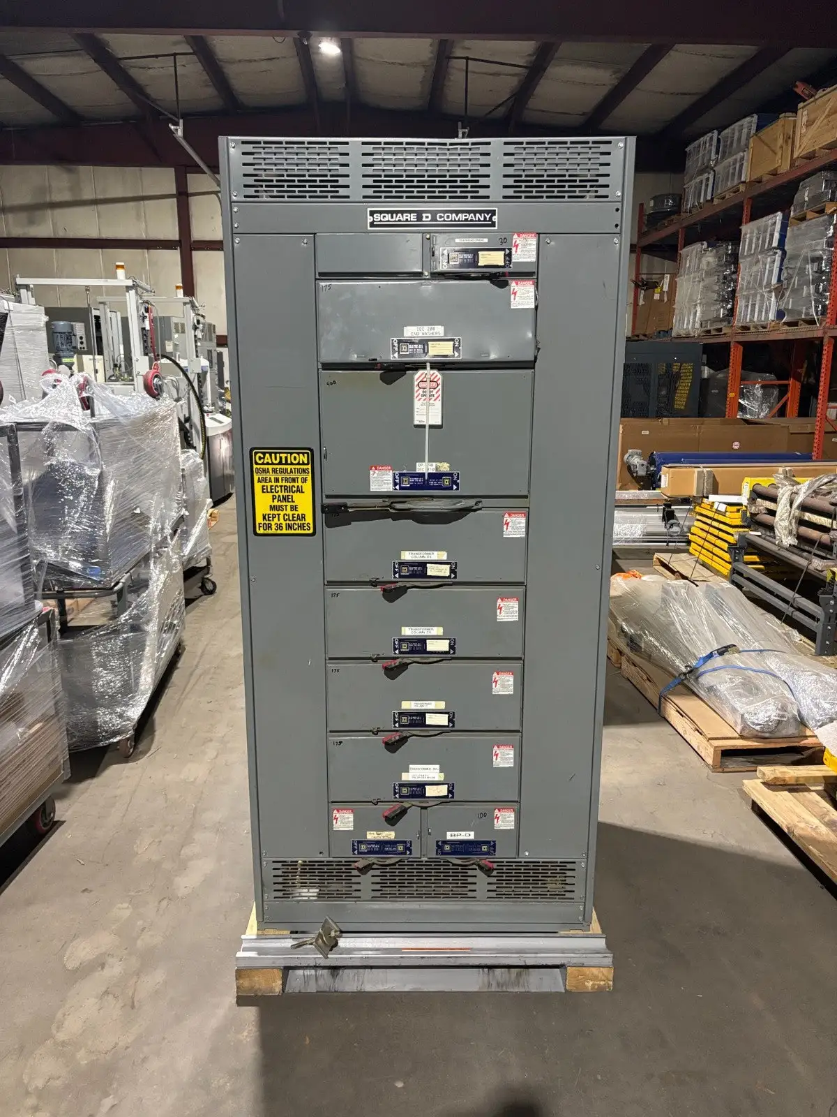 USED SQUARE D 3000A POWER SWITCHBOARD AND PANELBOARD SWITCHES