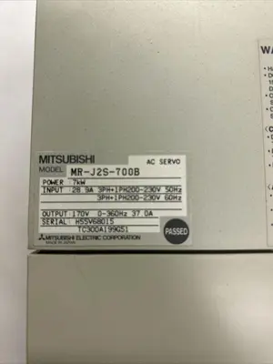 USED MITSUBISHI ELECTRIC MR-J2S-700B
