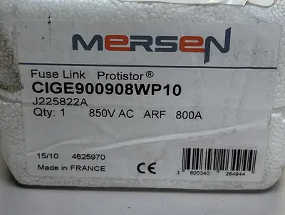 Used MERSEN J225822A Miscellaneous Equipment (Electrical & Power) | Surplus Asset Holdings #1197570