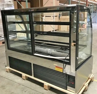 171-0036 72” Self Contained Refrigerated Full Service Bakery Display Cooler