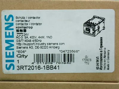 NEW SIEMENS 3RT20161BB41